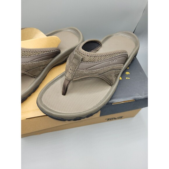 Teva Mens Sandal Size 8 Pajaro Flip Flop Turkish Coffee Tan Brown